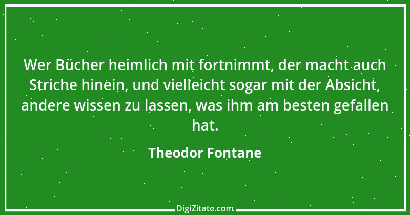 Zitat von Theodor Fontane 15