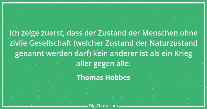 Zitat von Thomas Hobbes 16