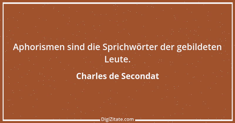 Zitat von Charles de Secondat 191