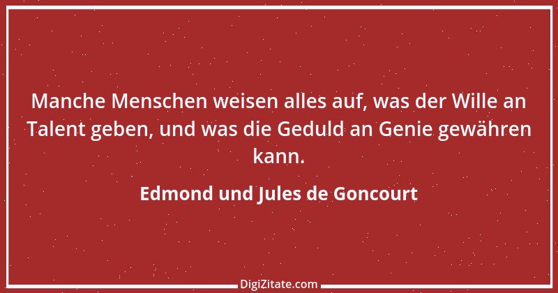 Zitat von Edmond und Jules de Goncourt 87