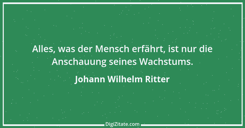 Zitat von Johann Wilhelm Ritter 8