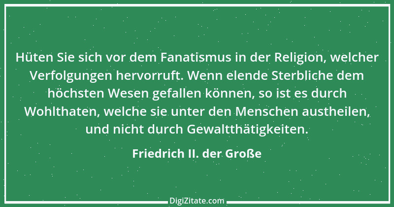 Zitat von Friedrich II. der Große 149