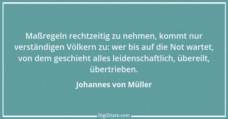 Zitat von Johannes von Müller 58