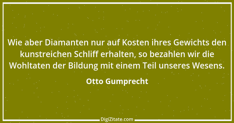 Zitat von Otto Gumprecht 1