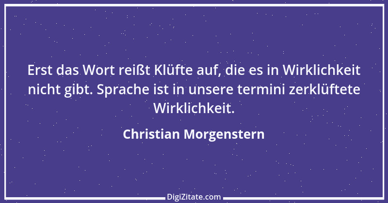 Zitat von Christian Morgenstern 521