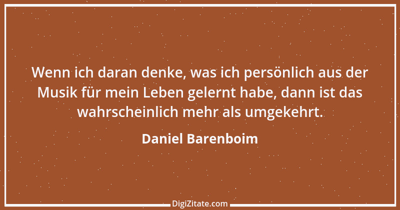 Zitat von Daniel Barenboim 9