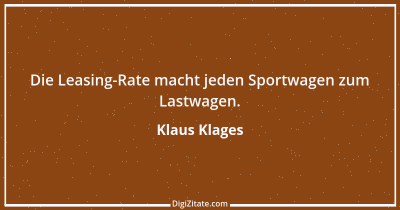 Zitat von Klaus Klages 250