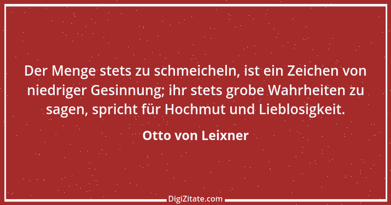 Zitat von Otto von Leixner 297