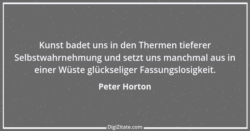 Zitat von Peter Horton 121