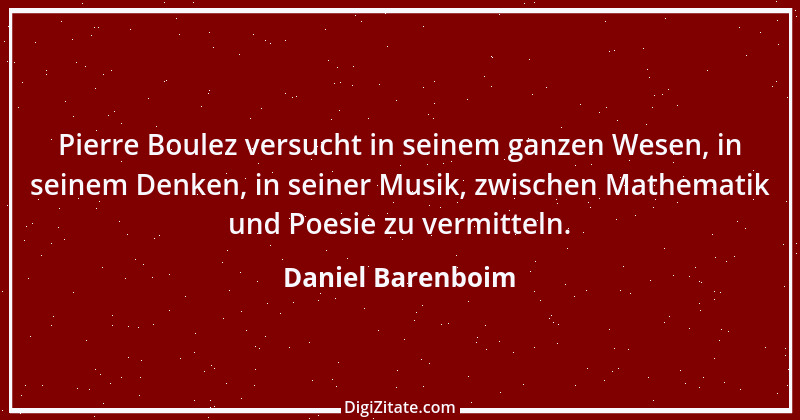 Zitat von Daniel Barenboim 10