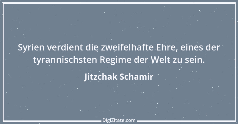 Zitat von Jitzchak Schamir 2