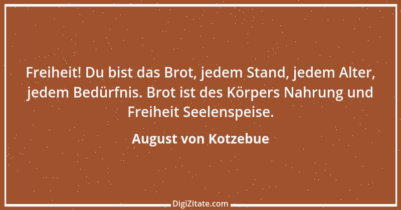 Zitat von August von Kotzebue 56