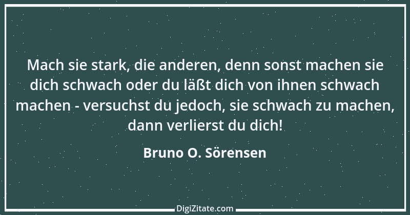 Zitat von Bruno O. Sörensen 17