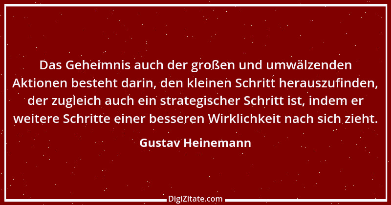 Zitat von Gustav Heinemann 18