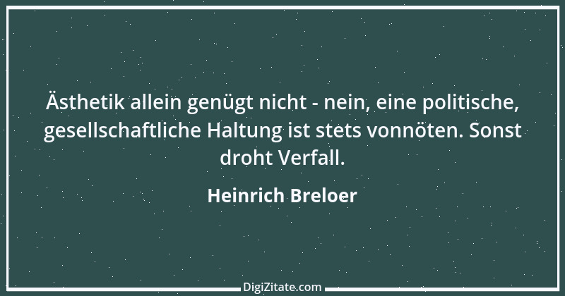 Zitat von Heinrich Breloer 1