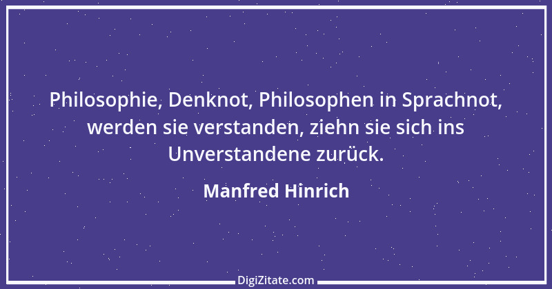 Zitat von Manfred Hinrich 2174