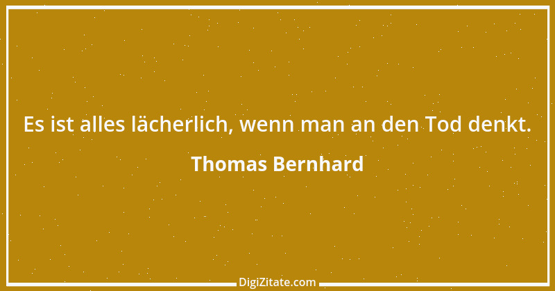 Zitat von Thomas Bernhard 17