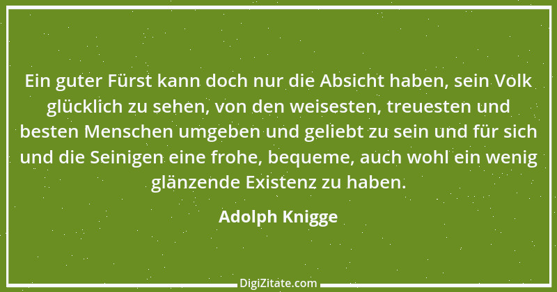 Zitat von Adolph Knigge 58