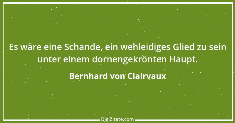 Zitat von Bernhard von Clairvaux 37