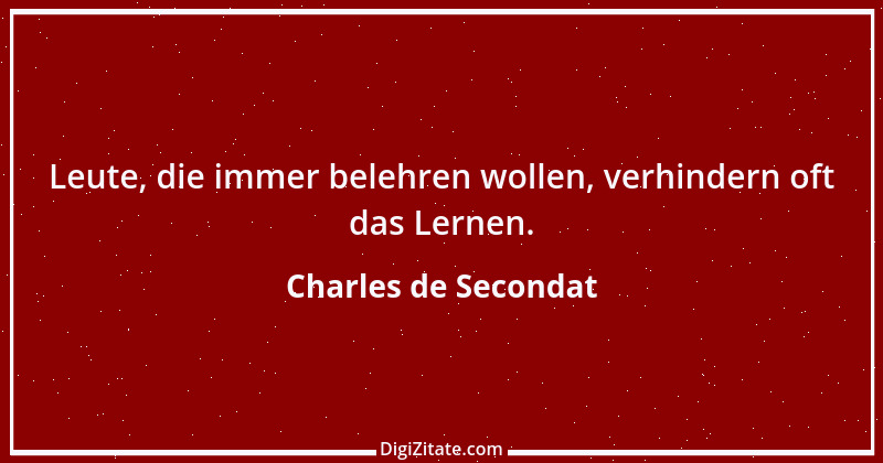 Zitat von Charles de Secondat 196