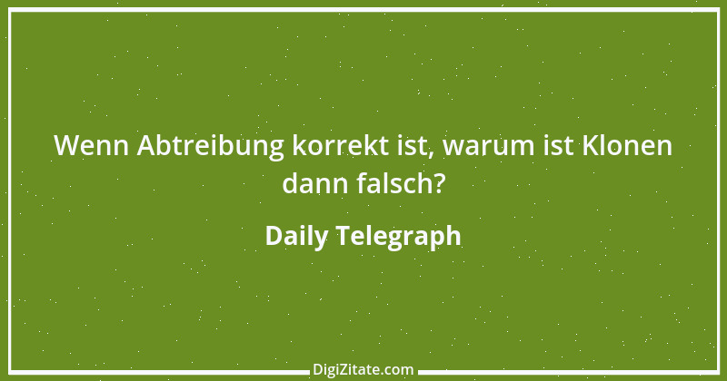 Zitat von Daily Telegraph 1