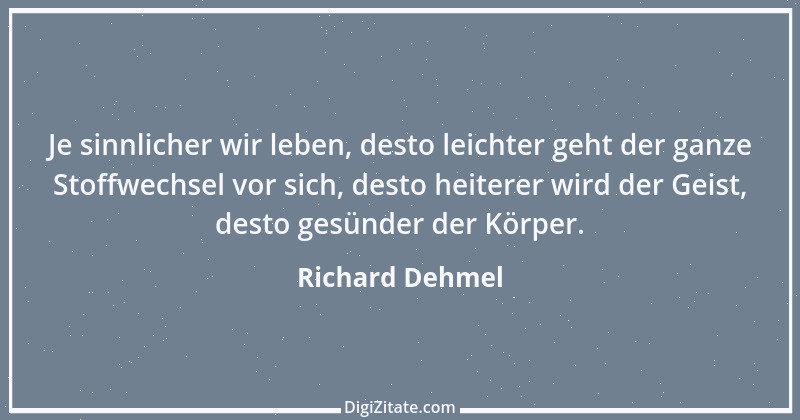 Zitat von Richard Dehmel 35