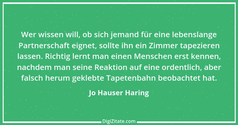 Zitat von Jo Hauser Haring 1