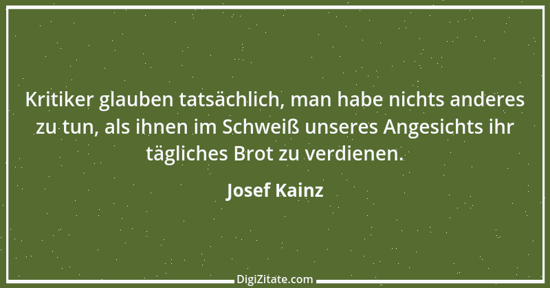 Zitat von Josef Kainz 1