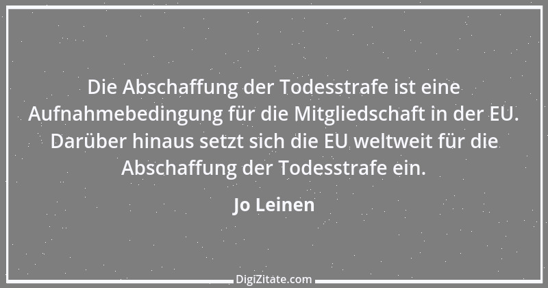 Zitat von Jo Leinen 1