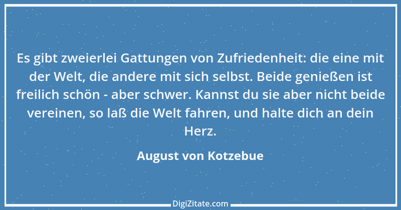 Zitat von August von Kotzebue 60