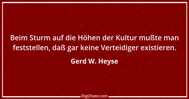 Zitat von Gerd W. Heyse 112