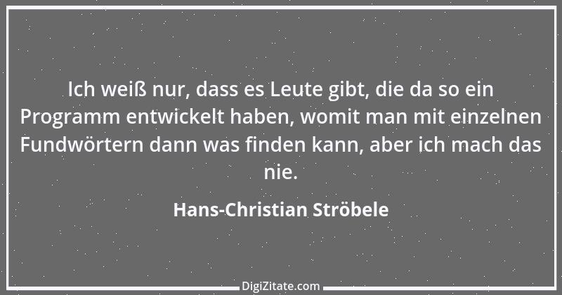 Zitat von Hans-Christian Ströbele 5