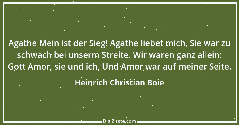 Zitat von Heinrich Christian Boie 1