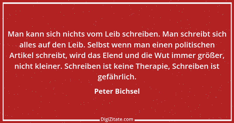 Zitat von Peter Bichsel 5