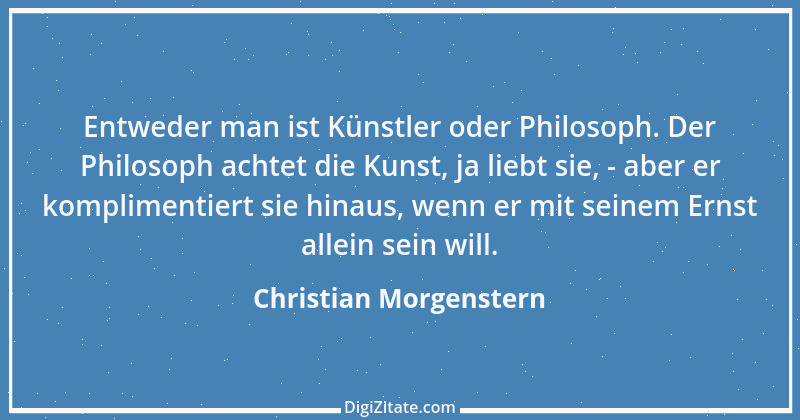 Zitat von Christian Morgenstern 528