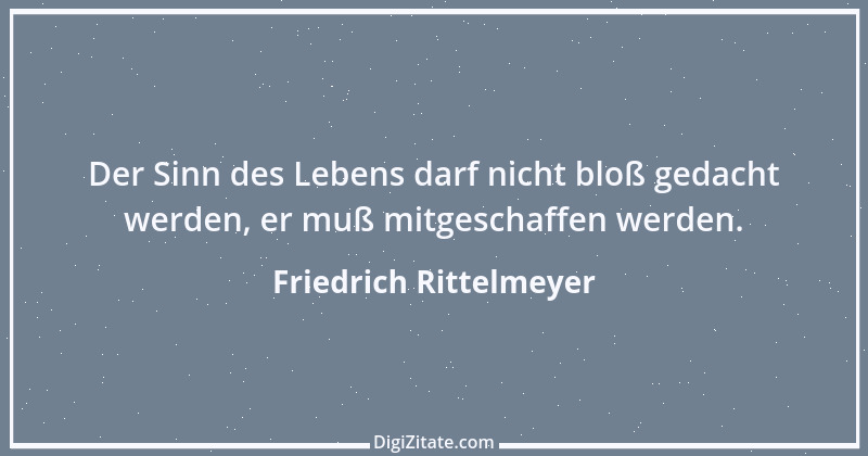 Zitat von Friedrich Rittelmeyer 28