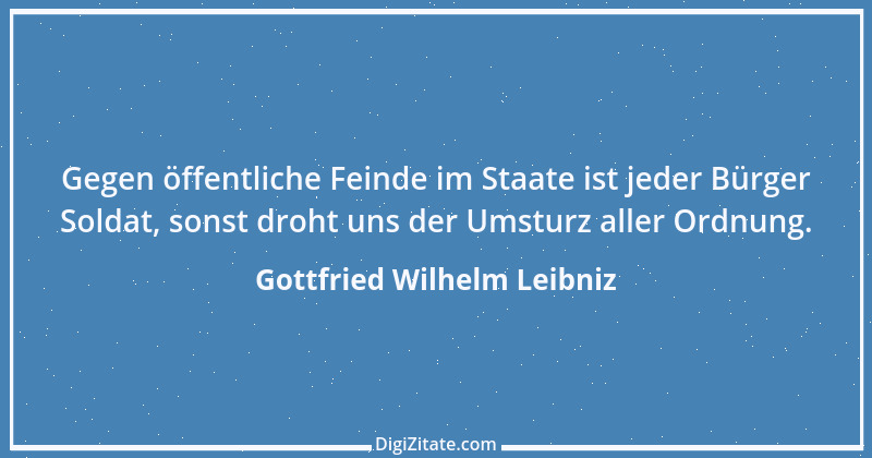 Zitat von Gottfried Wilhelm Leibniz 15