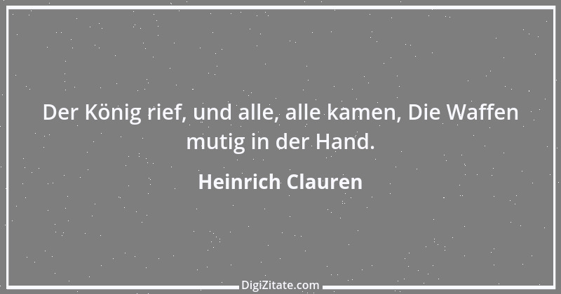 Zitat von Heinrich Clauren 1