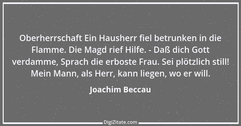 Zitat von Joachim Beccau 1