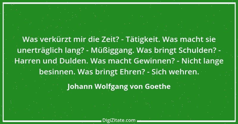 Zitat von Johann Wolfgang von Goethe 1005