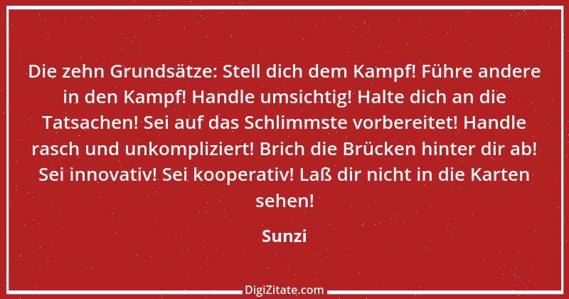 Zitat von Sunzi 8