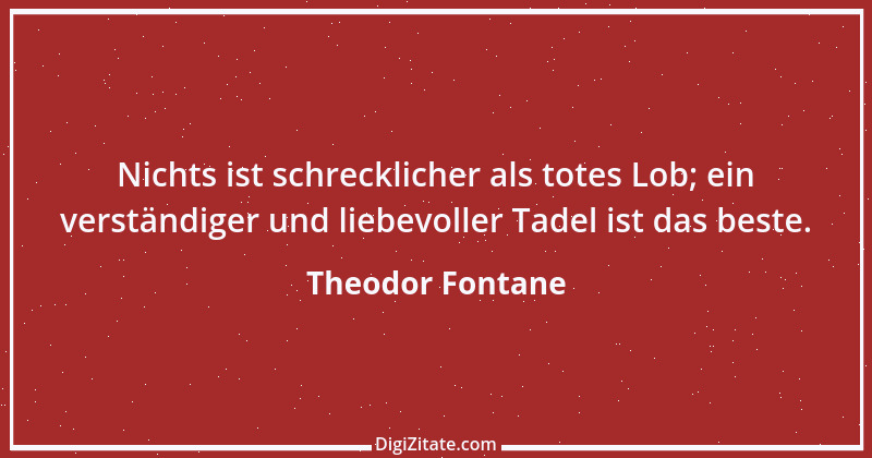 Zitat von Theodor Fontane 267