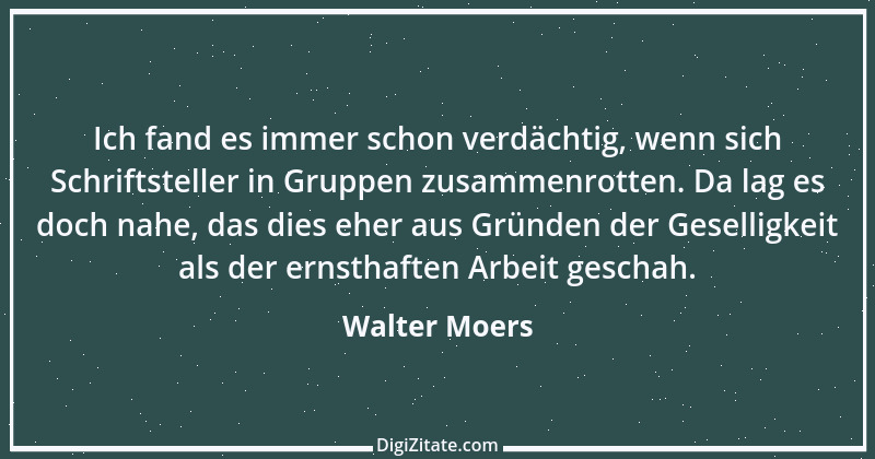 Zitat von Walter Moers 5