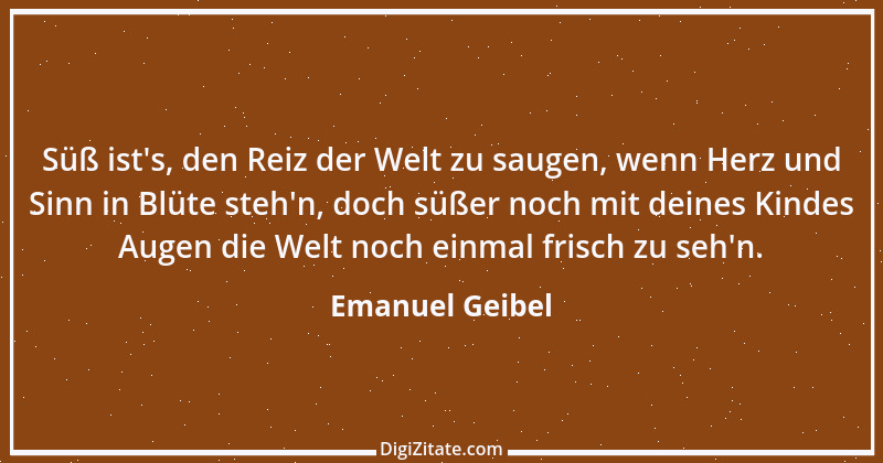 Zitat von Emanuel Geibel 111