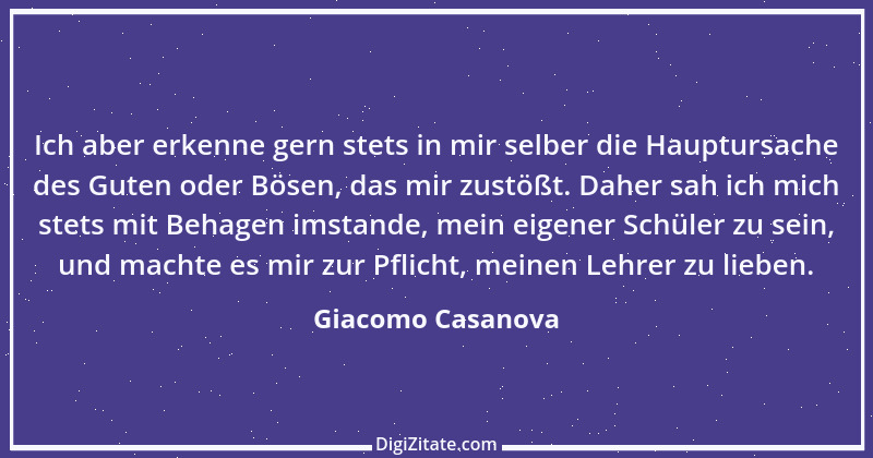 Zitat von Giacomo Casanova 18