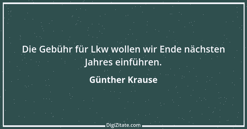 Zitat von Günther Krause 2