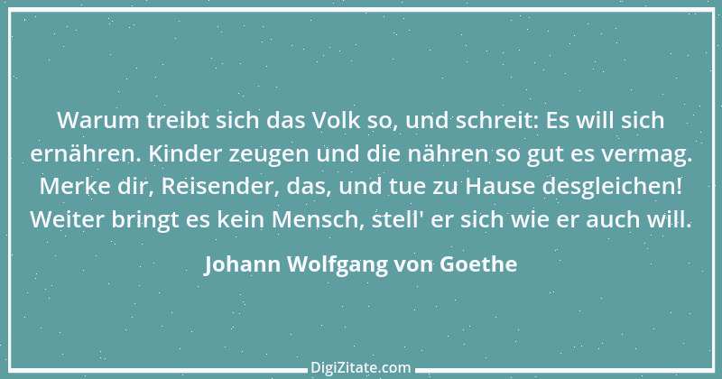 Zitat von Johann Wolfgang von Goethe 1754