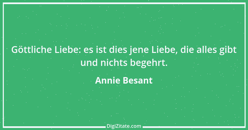 Zitat von Annie Besant 1