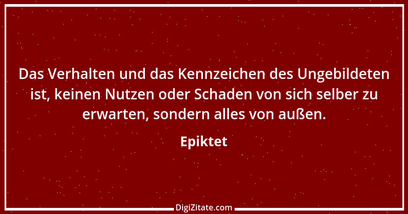 Zitat von Epiktet 113