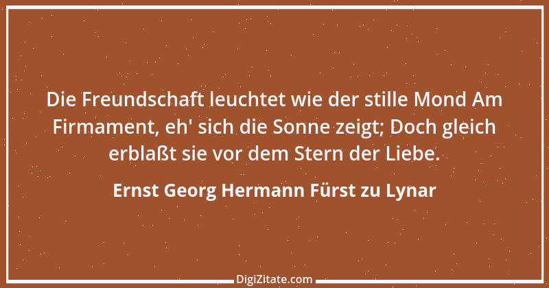 Zitat von Ernst Georg Hermann Fürst zu Lynar 2